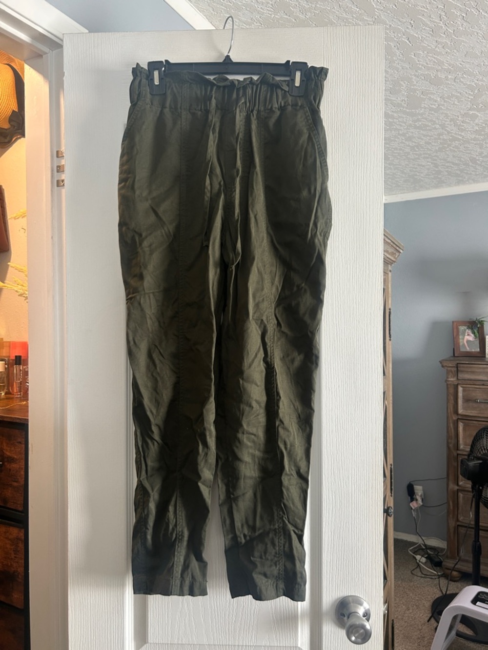 a new day Olive Drawstring Cargo Pants for Men